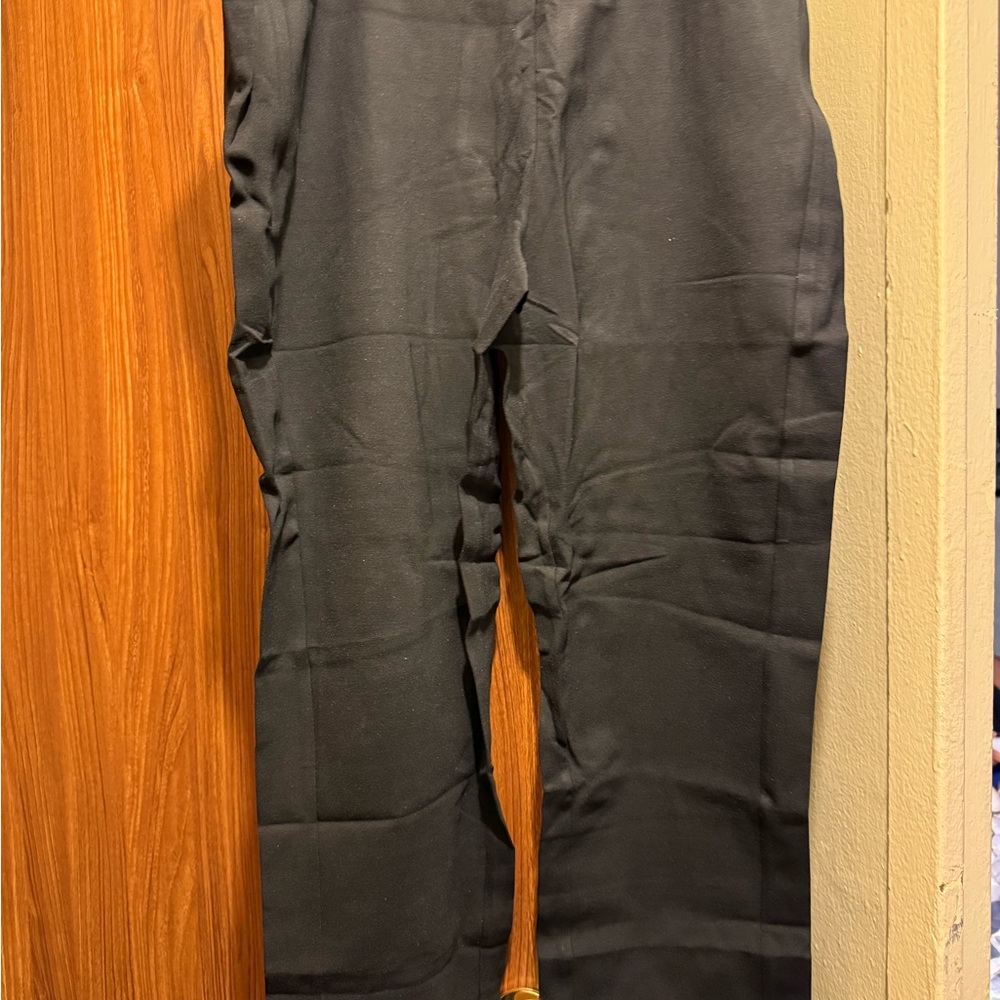 LOGO by Lori Goldstein Charcoal Flare Pants